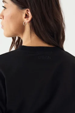 DSGN Studio Haut à Manches Longues avec Fronces Latérales<Femme Dsgn Studio|Tops