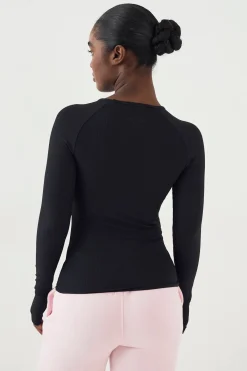 DSGN Studio Haut à Manches Longues Côtelé Ultra Sculpt<Femme Vêtements De Sport|Dsgn Studio