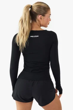 Haut à Manches Longues DSGN Studio Sports Ultra Sculpt avec Détails de Coutures