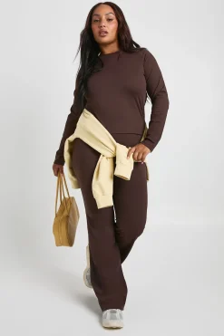 Haut à manches longues Plus Supersoft avec détails de couture