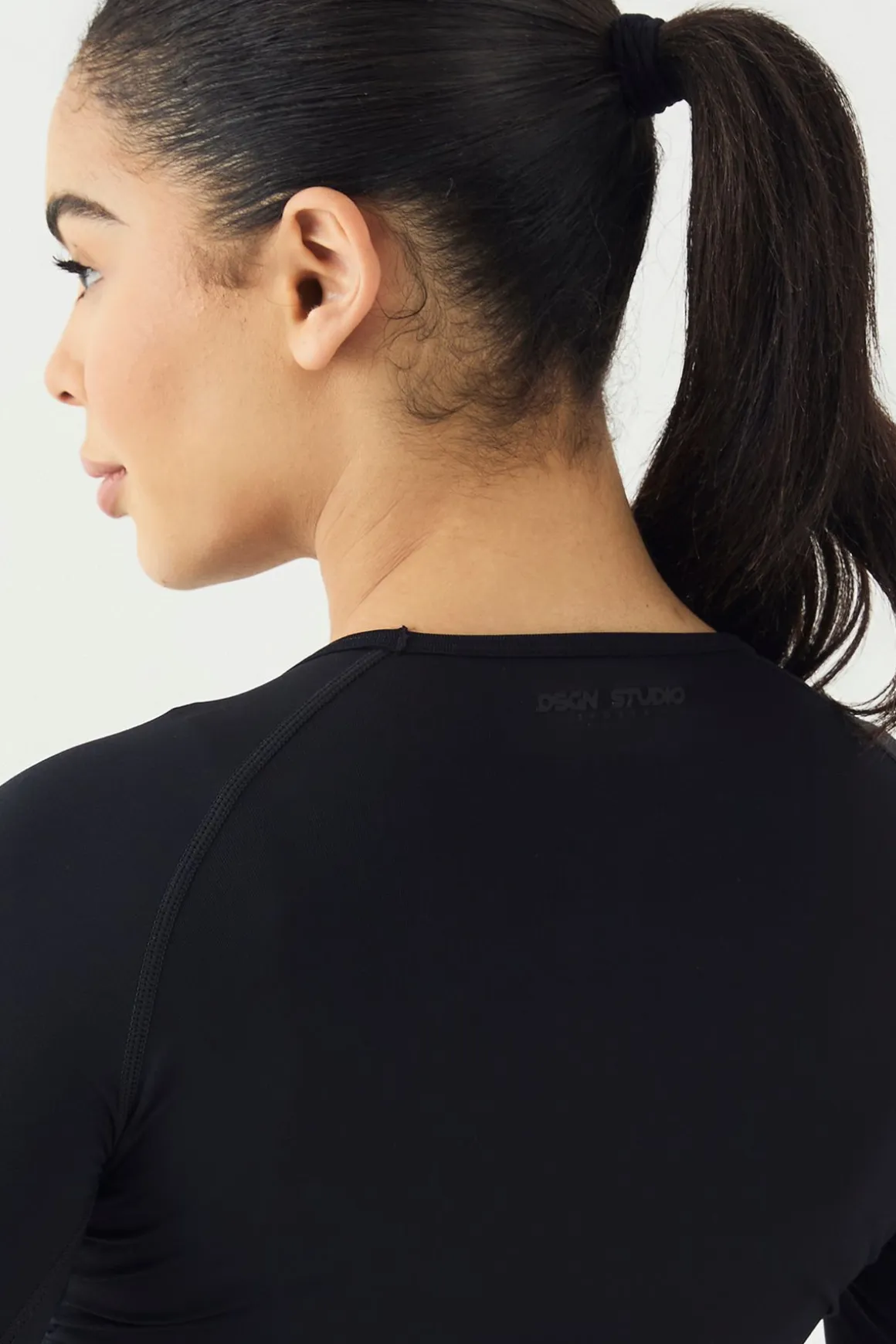 Haut à Manches Longues Sans Coutures Ultra Contour Froncé DSGN Studio Sport