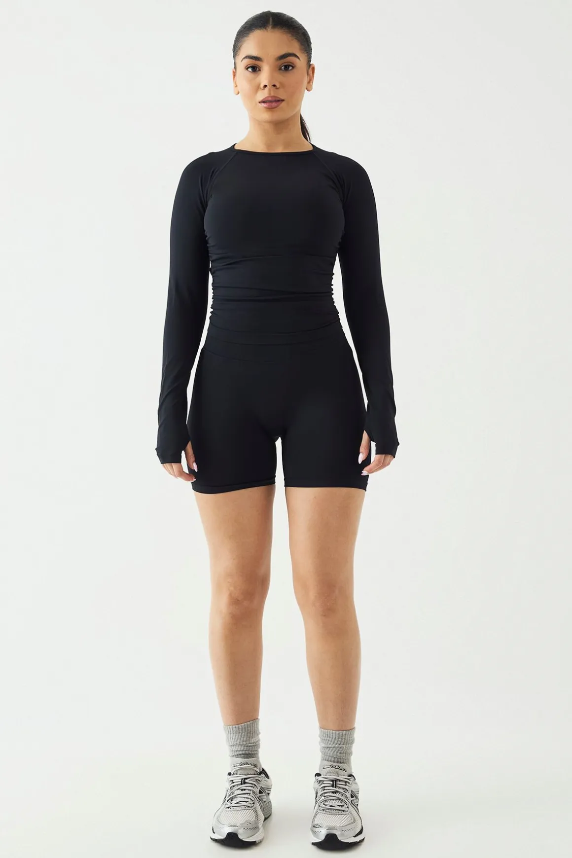 Haut à Manches Longues Sans Coutures Ultra Contour Froncé DSGN Studio Sport