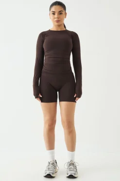 Haut à Manches Longues Sans Couture Ultra Contour Froncé DSGN Studio Sport