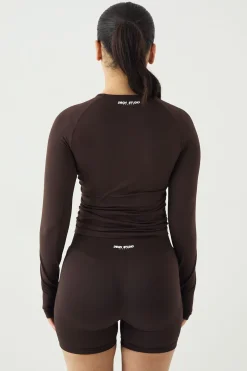 Haut à Manches Longues Sans Couture Ultra Contour Froncé DSGN Studio Sport