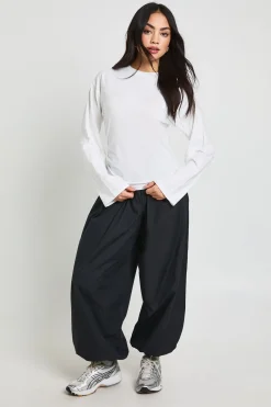 boohoo Haut à Manches Évasées et Taille Cintrée<Femme Tops
