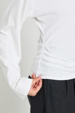 boohoo Haut à Manches Évasées et Taille Cintrée<Femme Tops