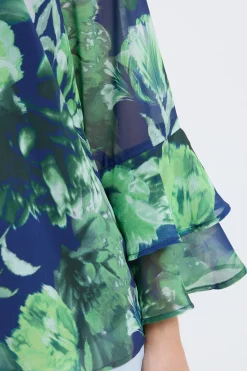 Wallis Haut À Manches Évasées À Motif Floral<Femme Tops D’Automne|Tops