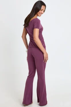 boohoo Haut Modal À Épaules Dénudées Avec Taille Nouée<Femme Tops