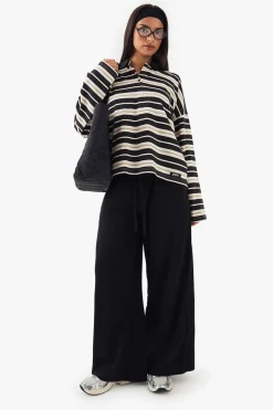Haut Oversize à Col et Rayures DSGN Studio