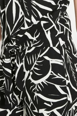 Wallis Haut Petite À Manches Papillon En Jersey Tropical Avec Détail Nœud<Femme Tops