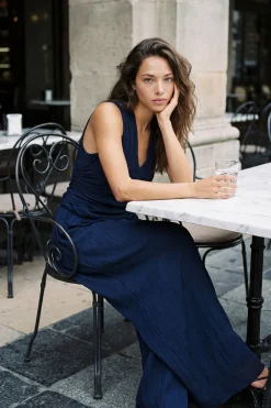 boohoo Haut Plissé Texturé Dos Nu Avec Fronces<Femme Tops