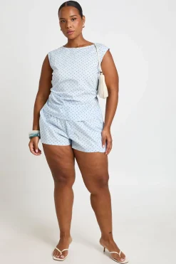 Haut À Pois Grande Taille