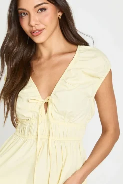 Haut Péplum À Taille Froncée