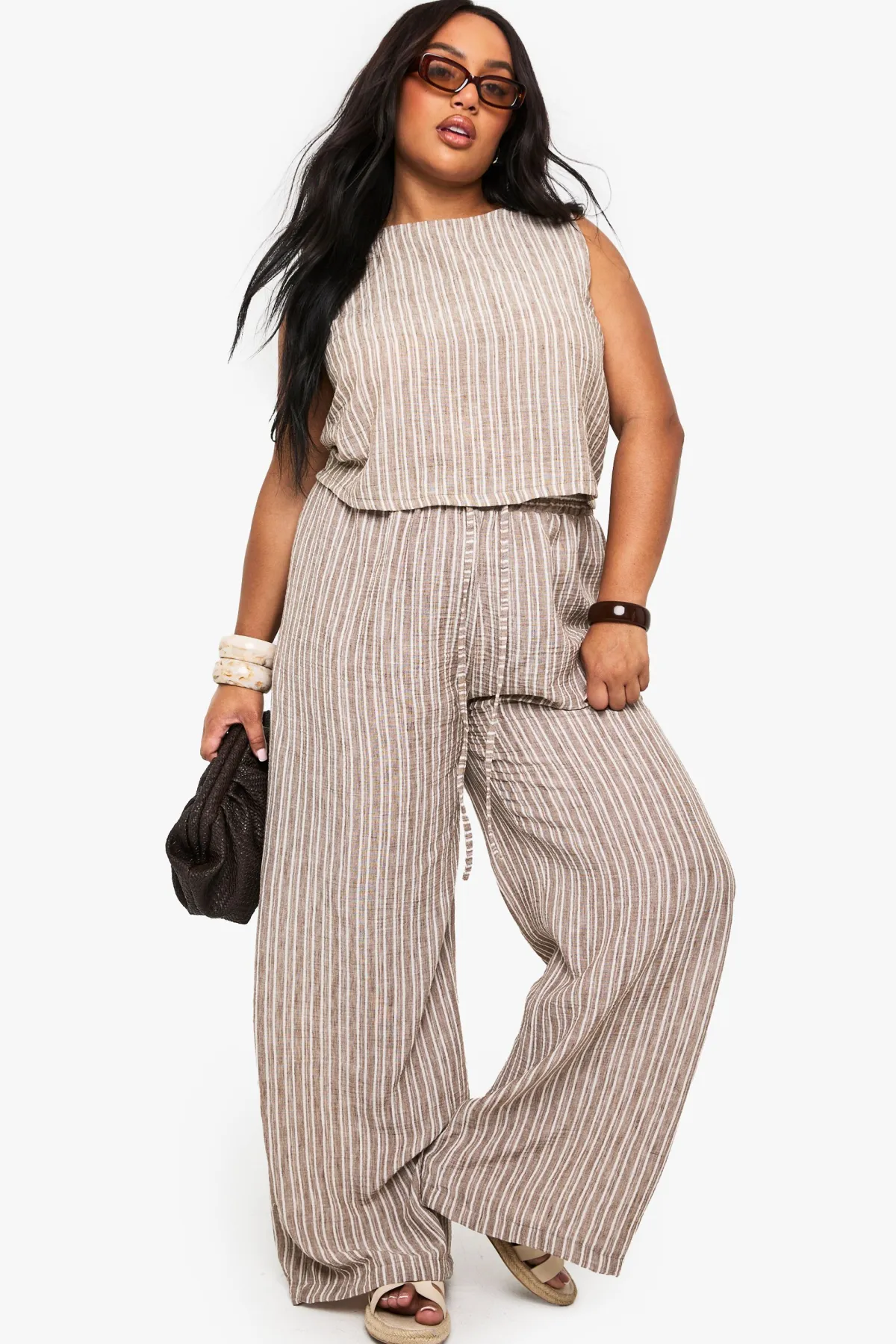 boohoo HAUT SANS MANCHES À COUPE AMPLE<Femme Tailleurs|Tops