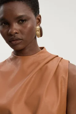 KarenMillen Haut Sans Manches Drapé en synthétique<Femme Tops