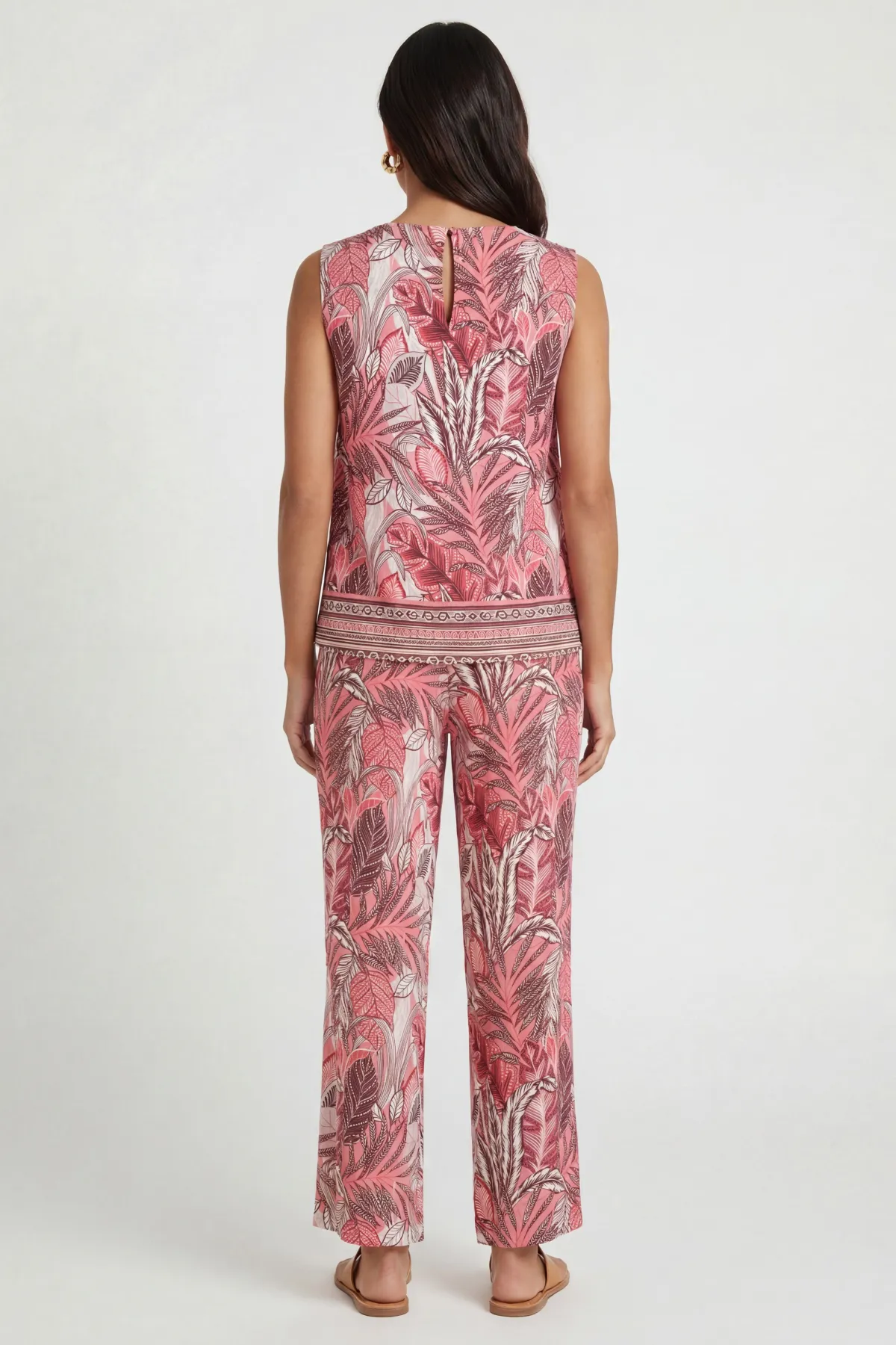 Wallis Haut Sans Manches À Imprimé Tropical Petite<Femme Tops