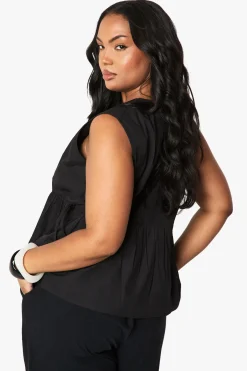 boohoo Haut à smock avec lacet latéral Plus<Femme Tops