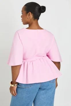 Haut Smock Grande Taille À Manches Ange