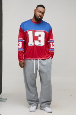 Haut sportif Plus à coupe oversize et boxy avec appliqué 13