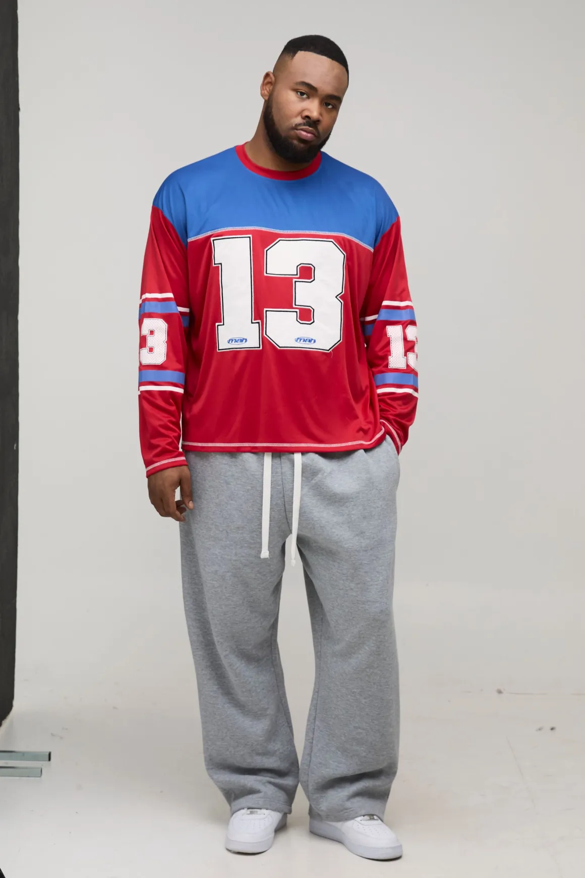Haut sportif Plus à coupe oversize et boxy avec appliqué 13