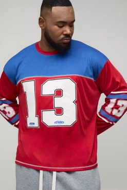 Haut sportif Plus à coupe oversize et boxy avec appliqué 13