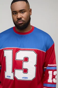Haut sportif Plus à coupe oversize et boxy avec appliqué 13