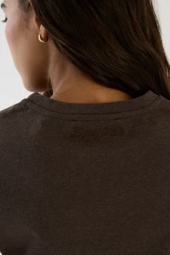 DSGN Studio Haut Texturé À Col Rond Et Manches Courtes<Femme Dsgn Studio|Tops