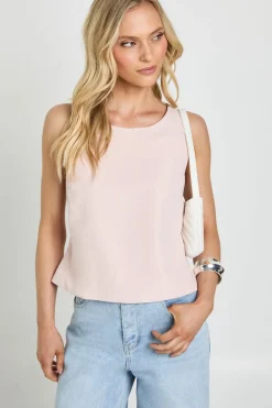 boohoo Haut Tissé Ample Style Débardeur Petite Taille<Femme Tops