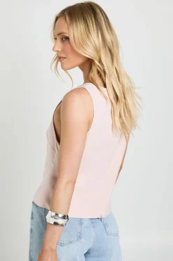 boohoo Haut Tissé Ample Style Débardeur Petite Taille<Femme Tops
