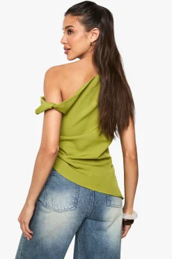 boohoo Haut tissé drapé asymétrique<Femme Tops
