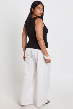 boohoo Haut Transparent Grande Taille À Détail Boutons<Femme Tops