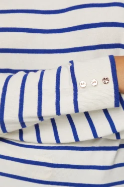 Wallis Haut Tricoté à Col Rond Rayé<Femme Pulls Et Gilets|Toutes Les Mailles