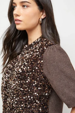 Haut Tricoté à Sequins