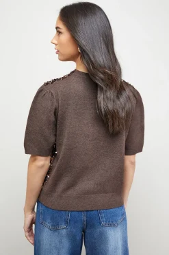 Haut Tricoté à Sequins