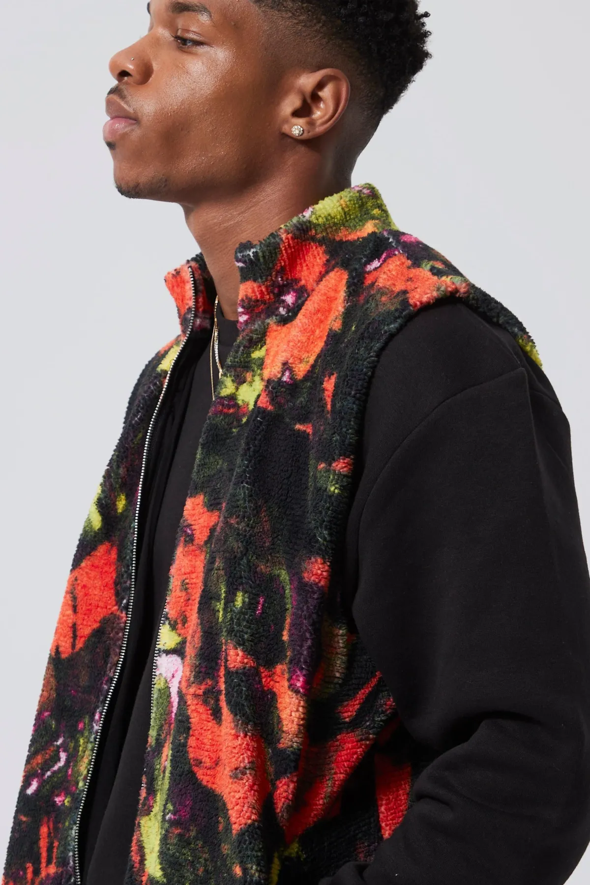 boohooMAN Heat Sense Borg Gilet<Homme Manteaux Et Vestes