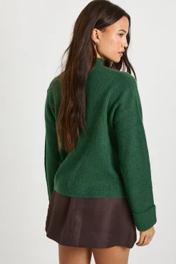 High Neck Knit Jumper
