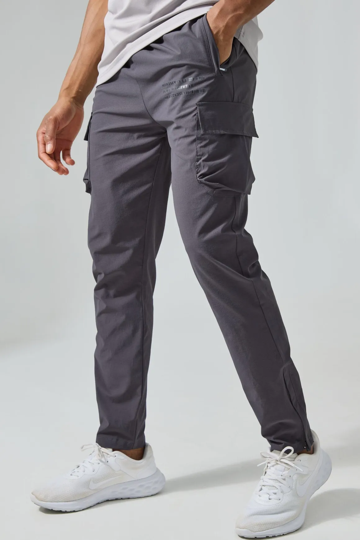 Homme Actif Gym Technique Cargo Jogger