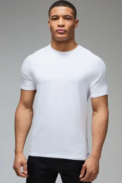 boohooMAN Homme Actif Légers Essentiels Gym T-Shirt Raglan Coupe Classique<Homme Nouveautés Grande Taille|Tout Afficher