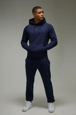 boohooMAN Homme Active, coupe régulière, sweat à capuche & survêtement jogger<Femme Tout Afficher|Tout Afficher Activewear