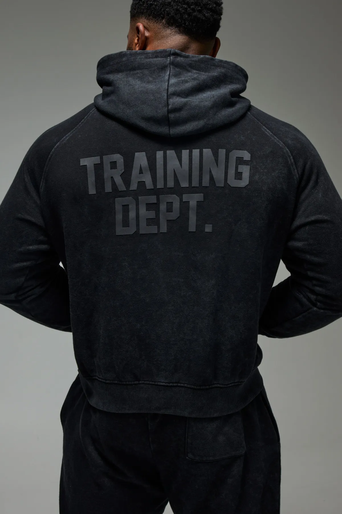 Training Dept. Homme Département d'Entraînement Actif. Sweat à capuche Boxy lavé<Homme Nouveautés Grande Taille|Tout Afficher