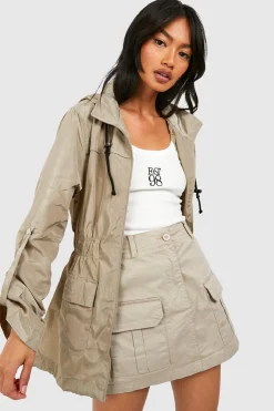boohoo Hooded Mac<Femme Vestes & Manteaux