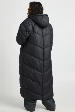 boohoo Hooded Quilt Detail Maxi Puffer<Femme Doudounes|Vestes & Manteaux