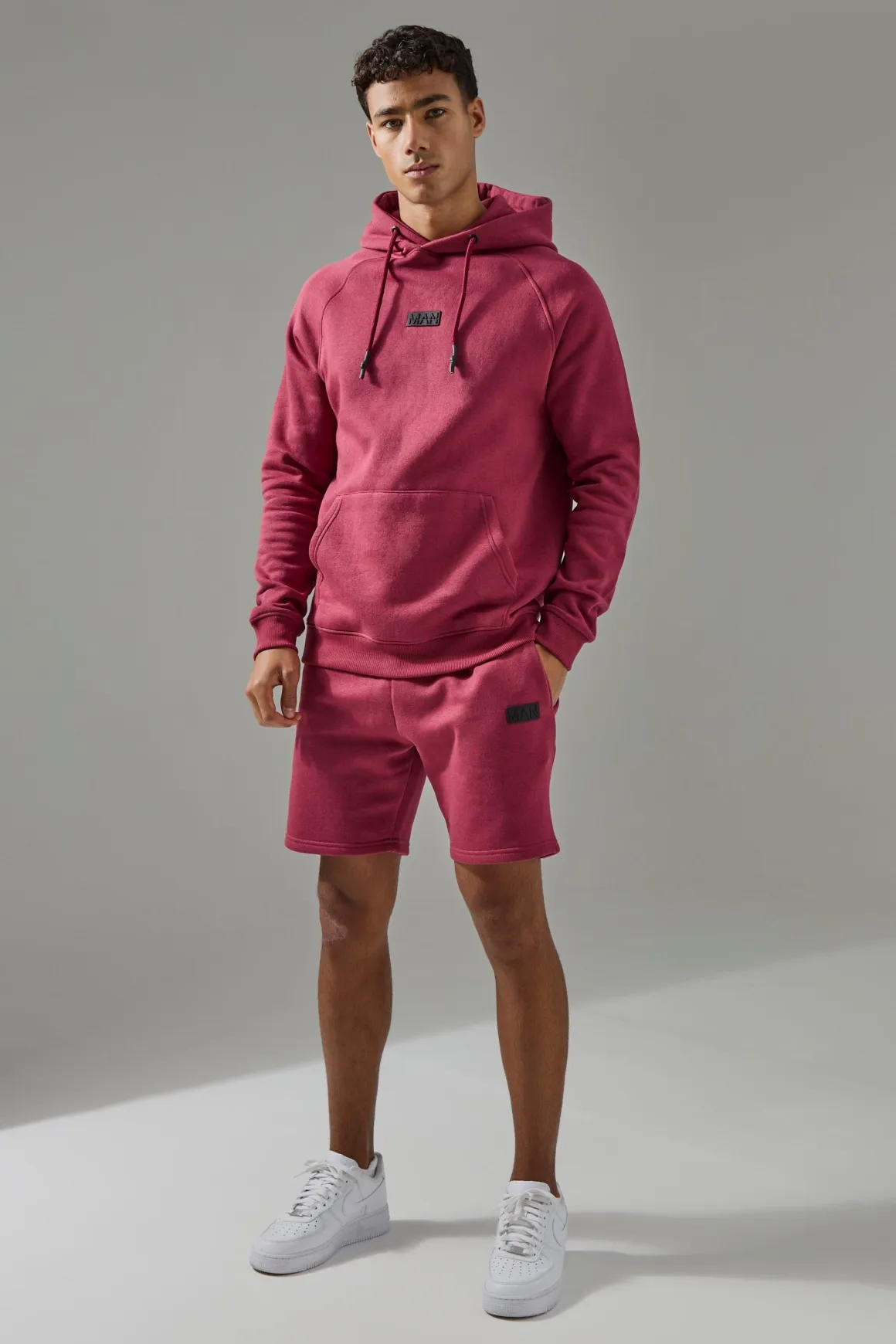 Hoodie actif pour homme et survêtement court