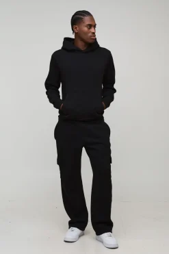boohooMAN Hoodie basique à capuche, coupe boxy<Homme Sweats À Capuche Et Sweatshirts|Sweats À Capuche Et Sweats