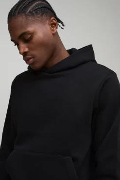boohooMAN Hoodie basique à capuche, coupe boxy<Homme Sweats À Capuche Et Sweatshirts|Sweats À Capuche Et Sweats