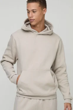 boohooMAN Hoodie basique à coupe carrée et à enfiler pour personnes de grande taille<Homme Tout Afficher|Sweats À Capuche Tall