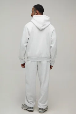 boohooMAN Hoodie basique à fermeture éclair<Homme Tout Afficher|Sweats À Capuche Grande Taille
