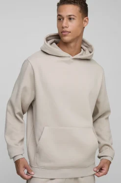 boohooMAN Hoodie basique grande taille, coupe régulière, à enfiler<Homme Tout Afficher|Sweats À Capuche Tall