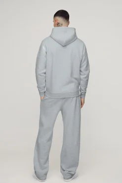 Hoodie basique 330GSM à enfiler, coupe régulière pour grande taille