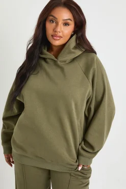 Hoodie basique oversize Plus Core à couture raglan